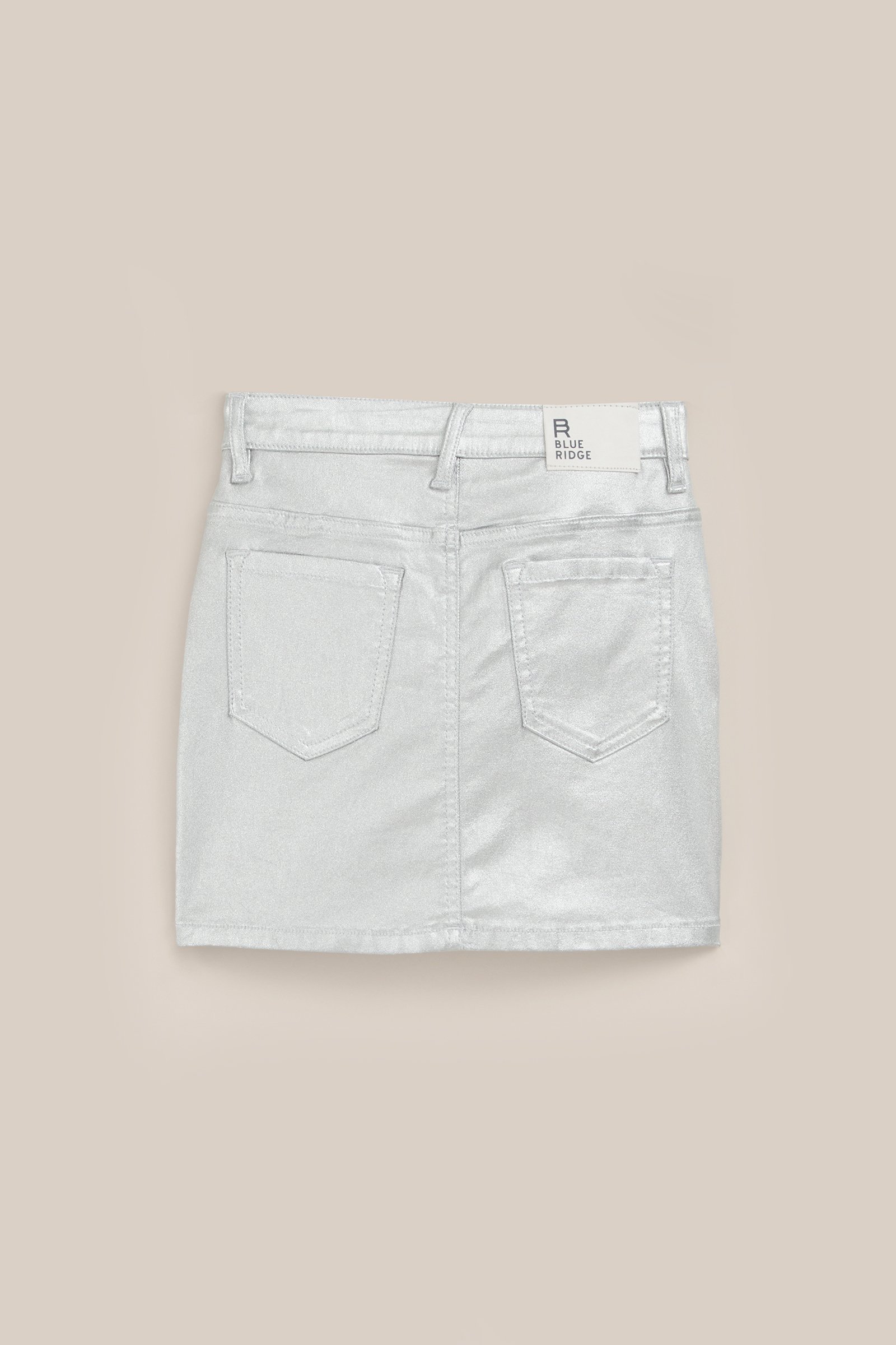 Meisjes coated rok Blue Ridge Zilver