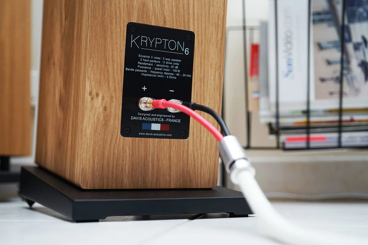 Davis Acoustics Krypton 6 Blanc (la paire) Enceintes colonne
