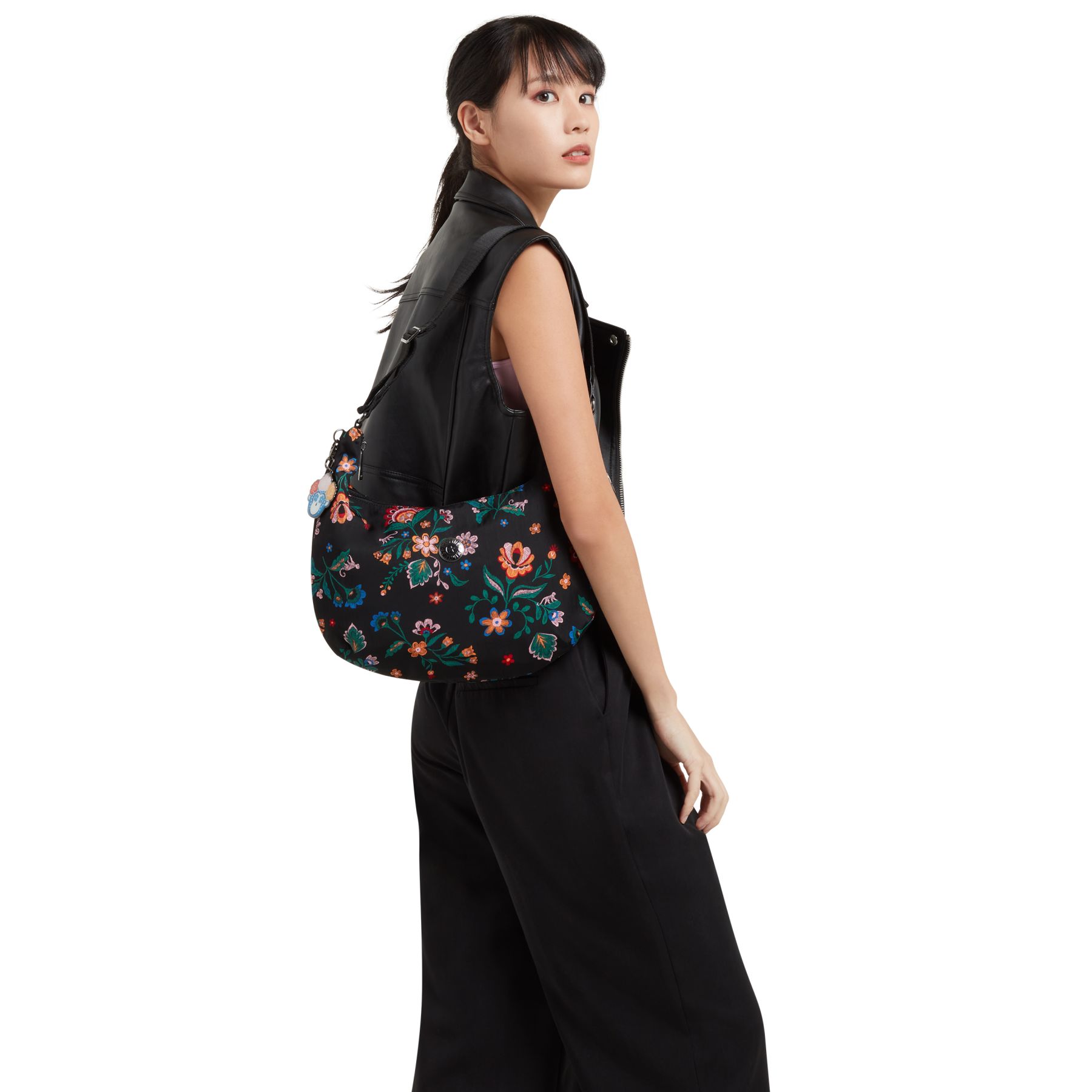 HANIA Sac à bandoulière de taille moyenne Frida Kahlo Hania - Frida Kahlo Floral