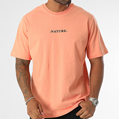 Tee Shirt Oversize Large Saumon