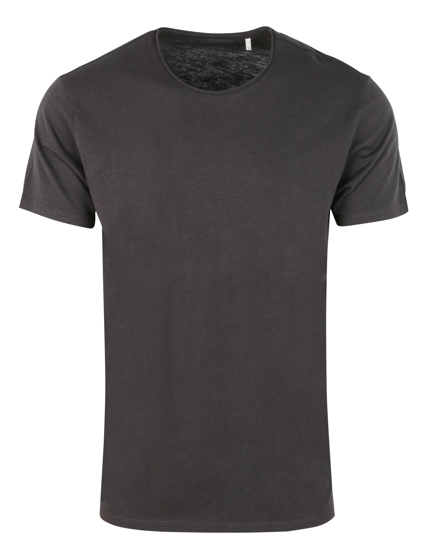 Tee-shirt col rond en coton | Marron