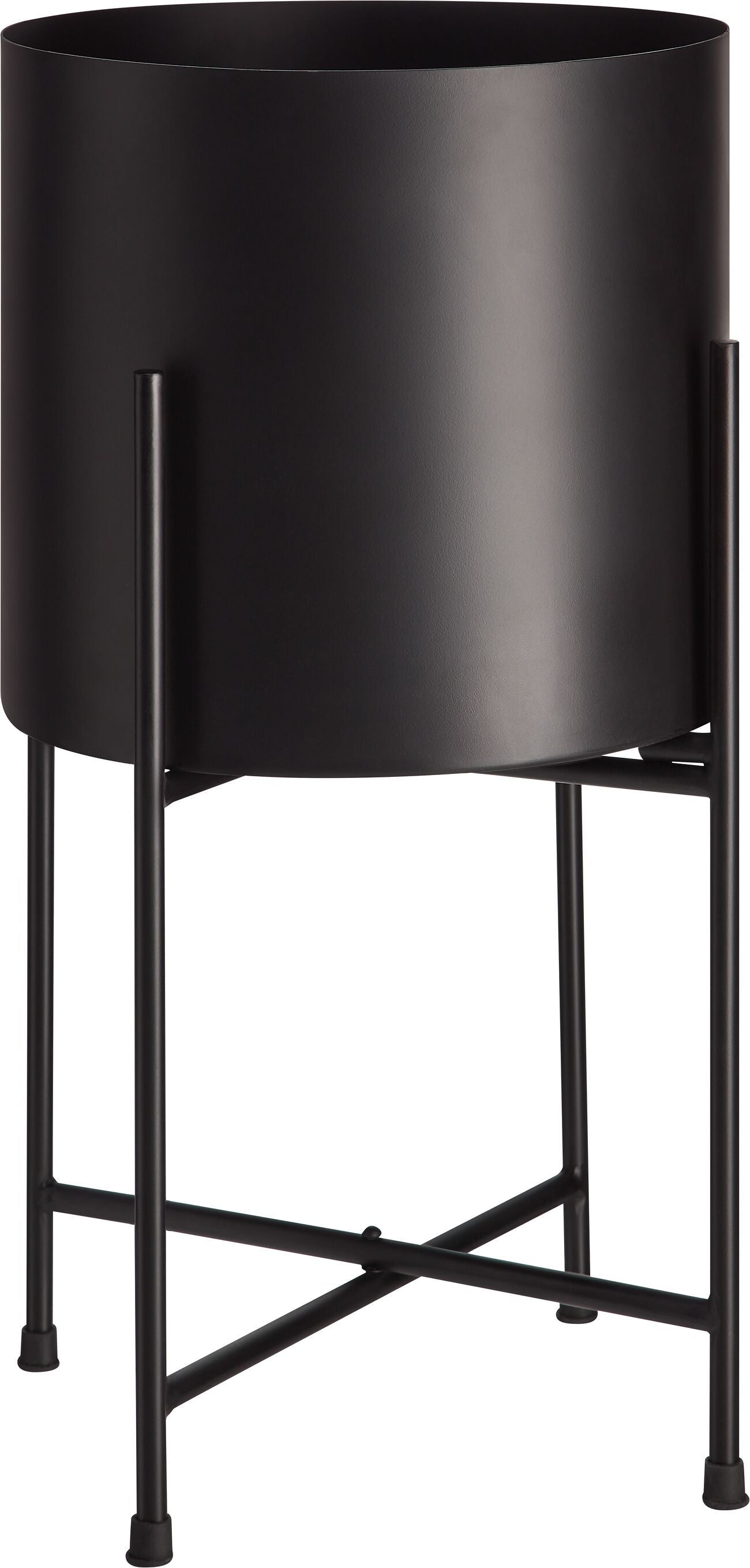 TRAVIS Pflanzenständer - Schwarz / H: 47.0 cm