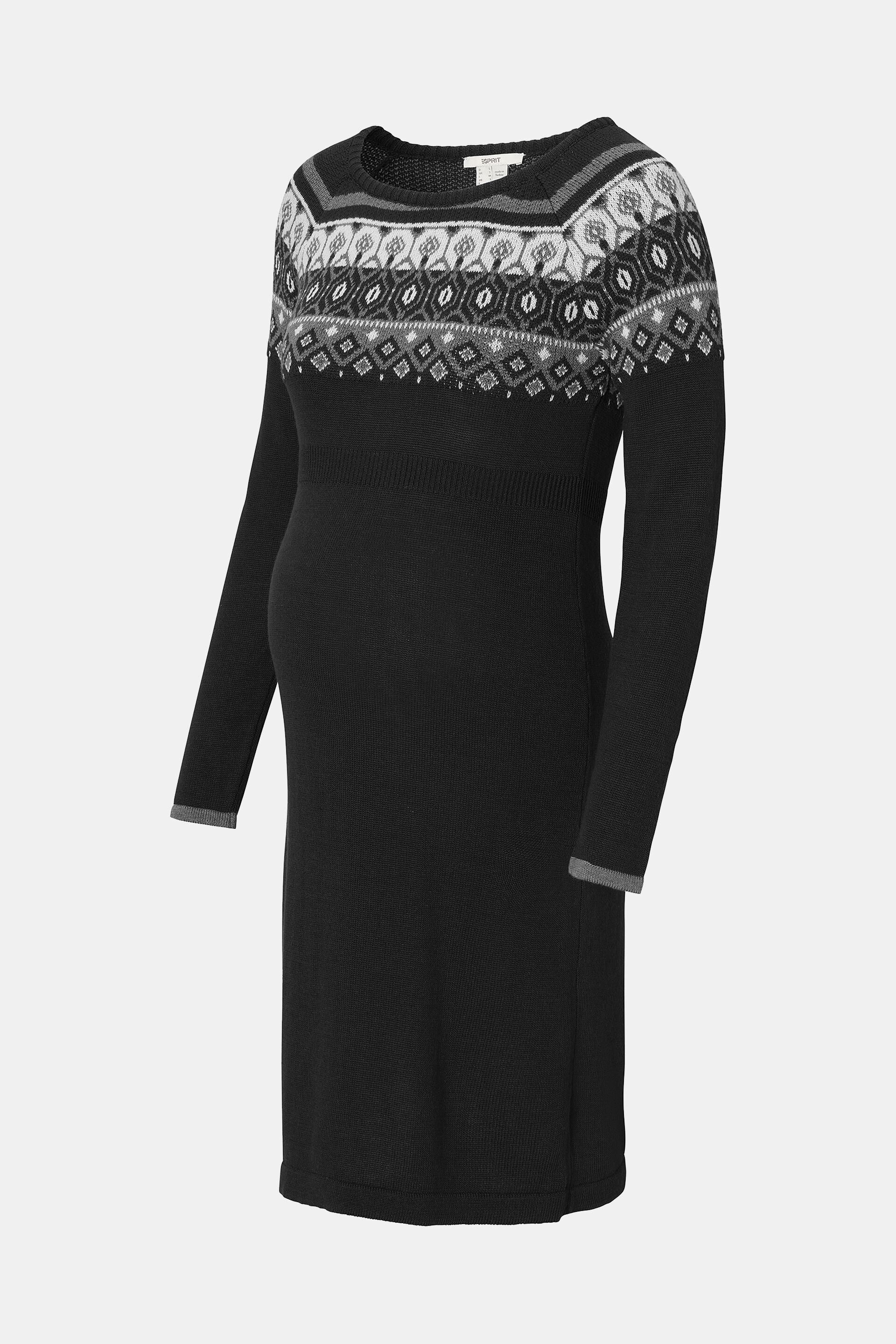 Robe jacquard en maille