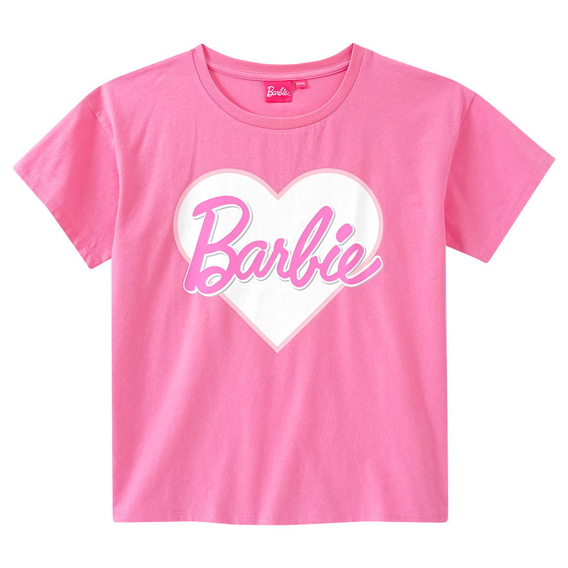 Yigga Barbie T-Shirt mit Print rosa