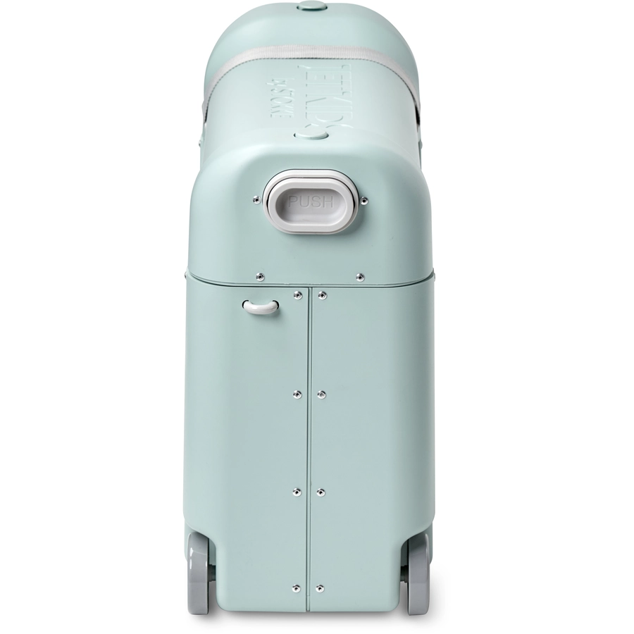 JETKIDS™ BY STOKKE® Aufsitzkoffer BedBox™ Green Aurora und Matratze CloudSleeper™ weiß