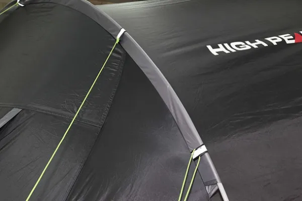 High Peak Tauris 6, Camping, Tunneltelt, 14,2 kg, Sort