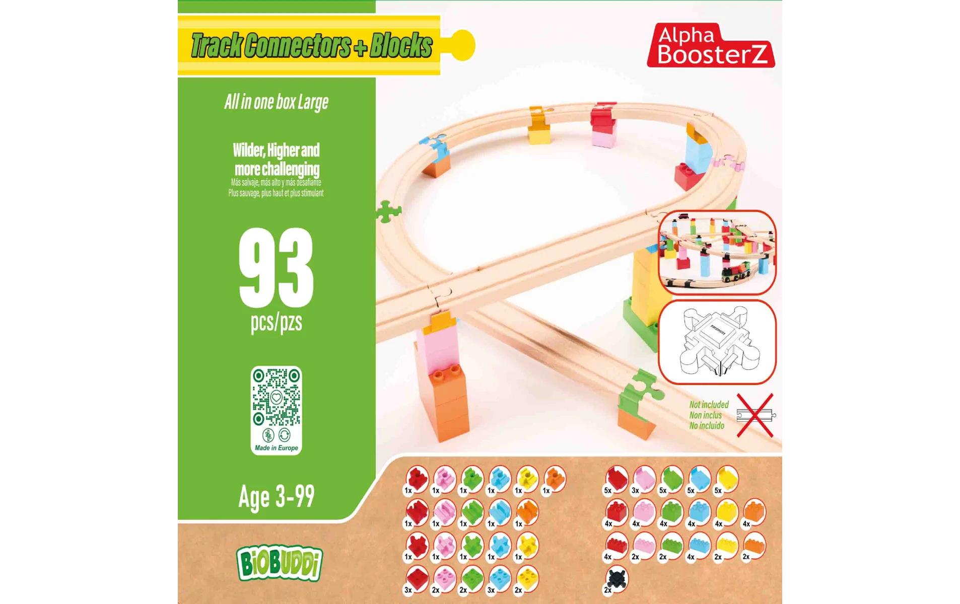 TrackConnectors + Blocks – all in one Block Box L<br>93 Bio-Verbinder und Klemmbausteine
