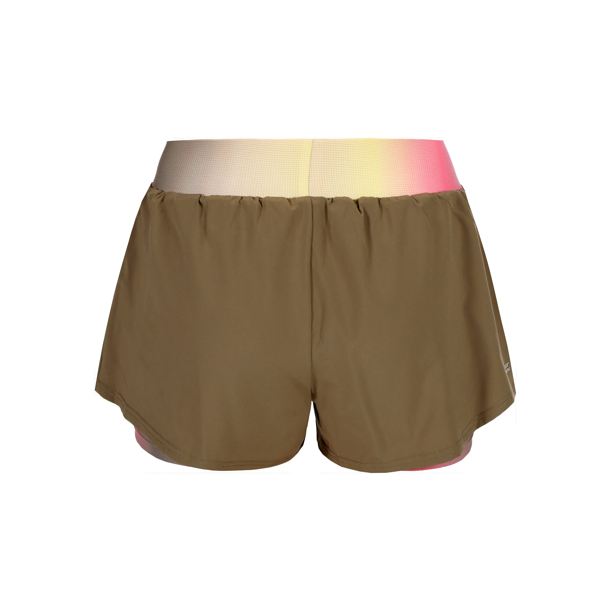 BIDI BADU Spectrum 2In1 Printed Shorts Femmes - Marron , Jaune