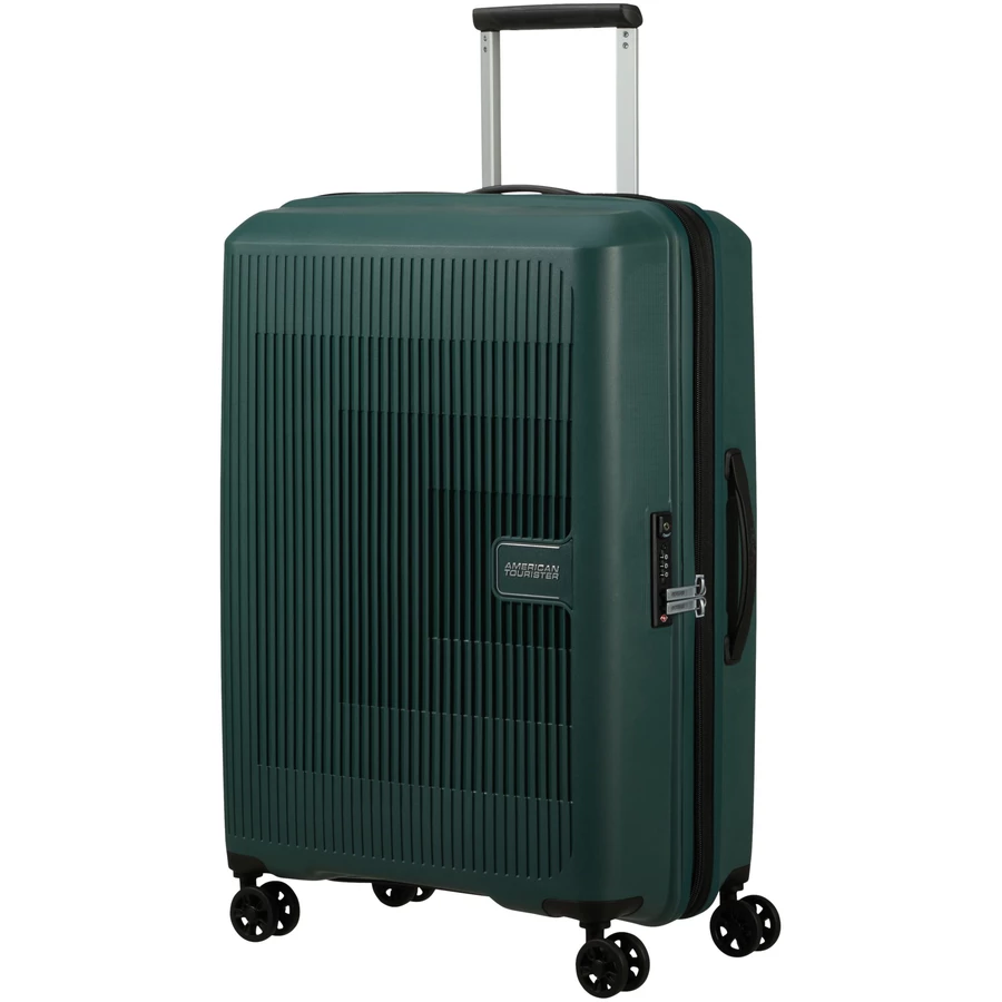 American Tourister Aerostep - 4-Rollen-Trolley M 67 cm erw. dark forest