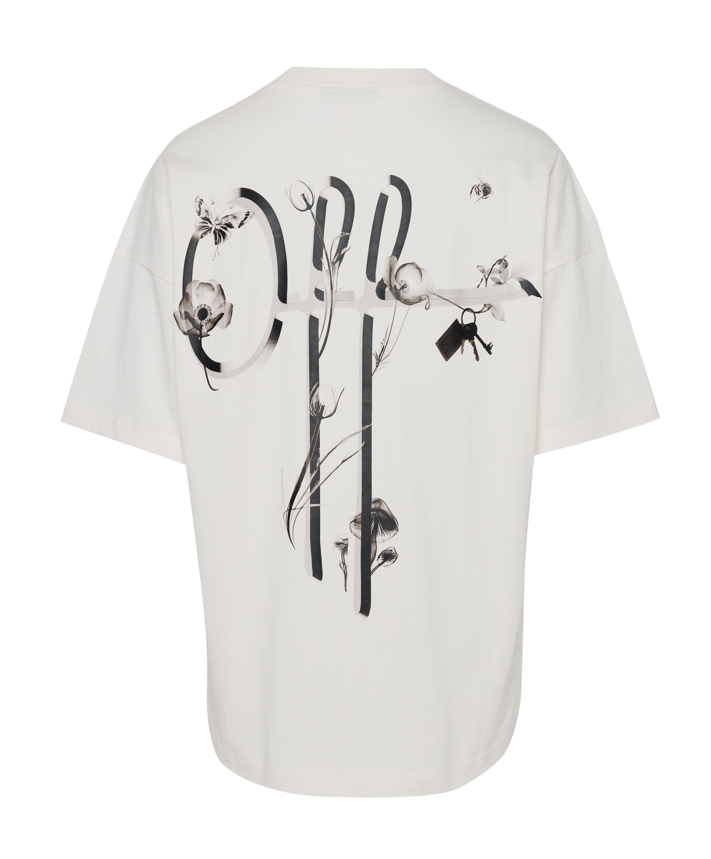 Off The Pitch Heren T-shirt ecru