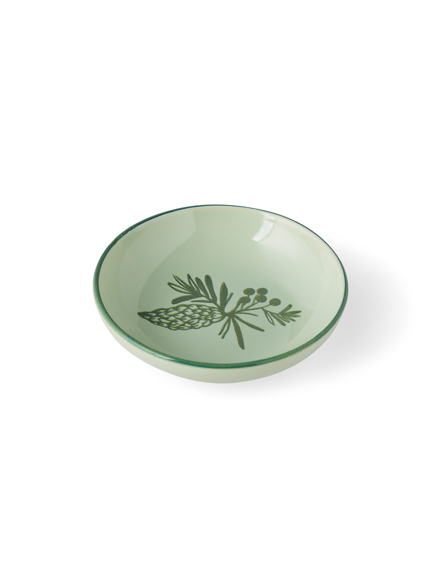 Skål | Stentøj. Ø13 cm. | Dusty Green