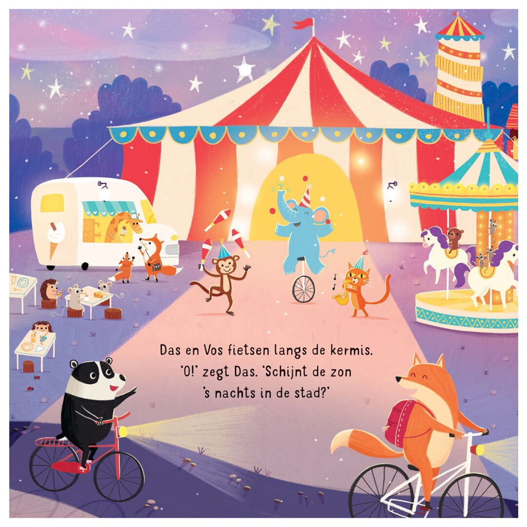 Uitgeverij usborne fonkelende lichtjes in de stad