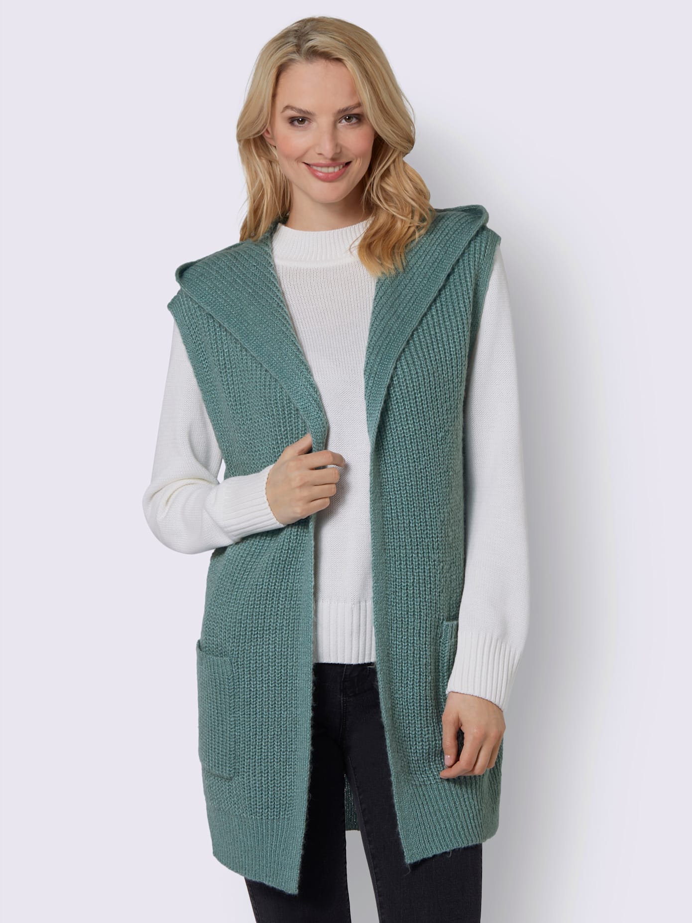 Gilet long longueur amovible