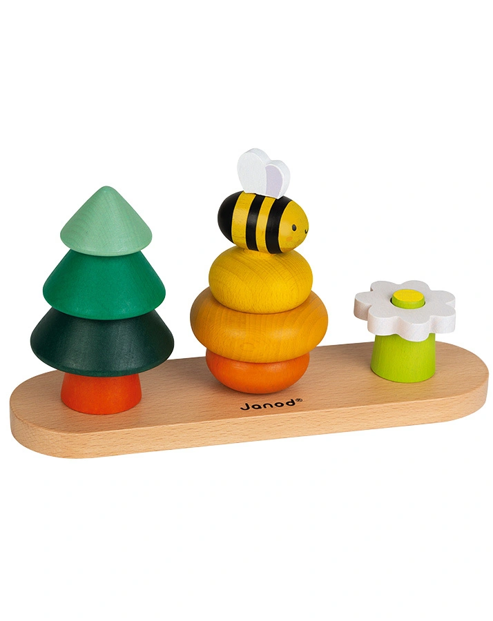Janod-WWF® Steckspiel WALD 10-teilig