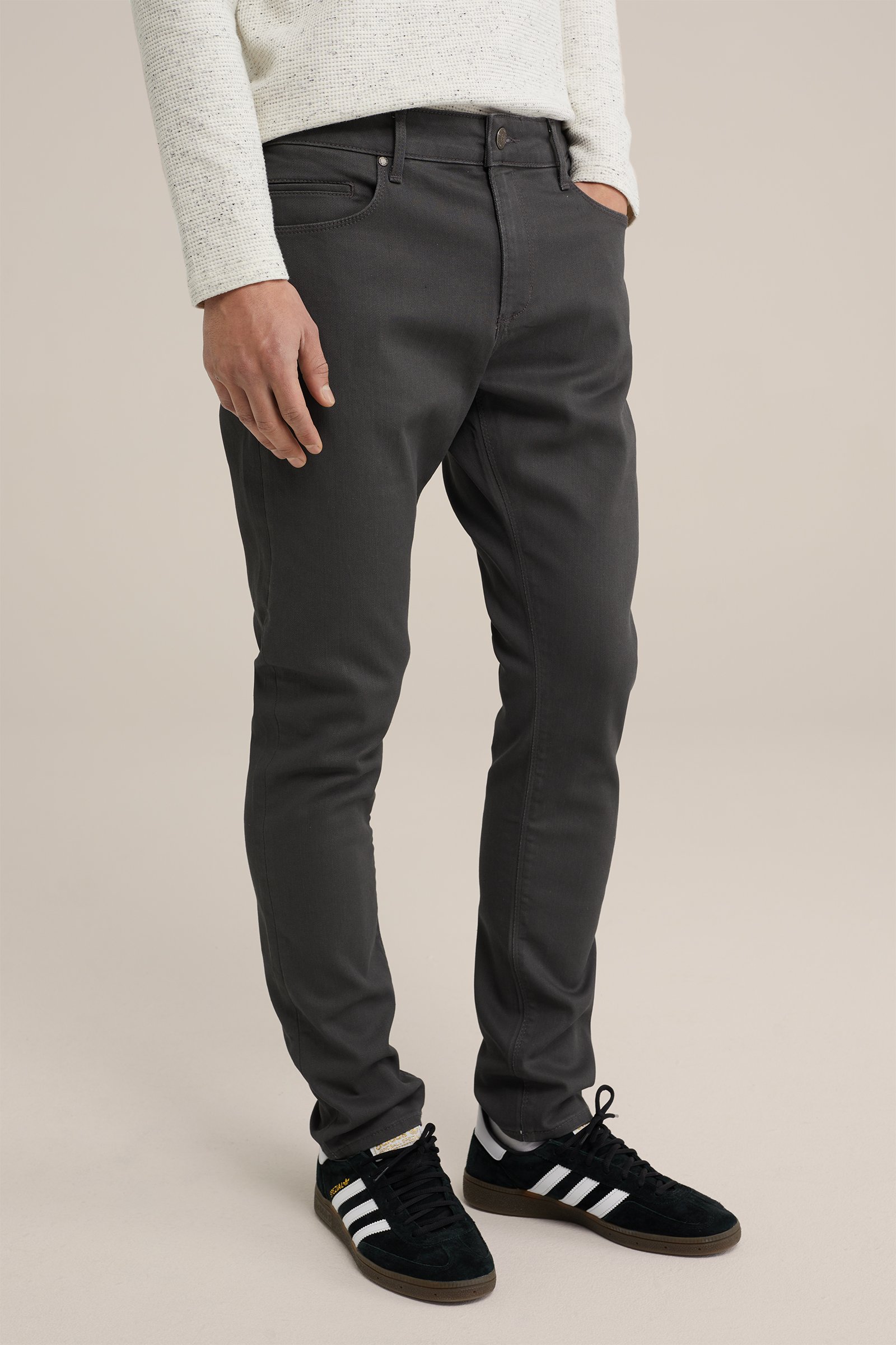 slim fit jeans van jog denim Blue Ridge Donkergrijs