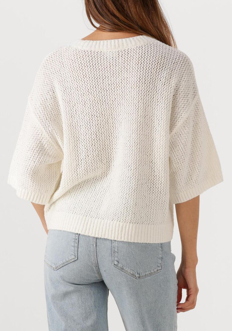 witte dante6 top yoko ajour knitted sweater