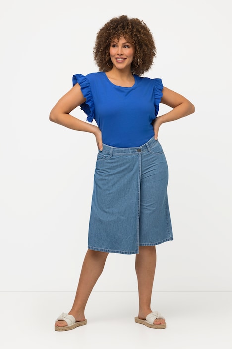 Denim-Skort Mary, 5-Pocket-Style, Elastikbund