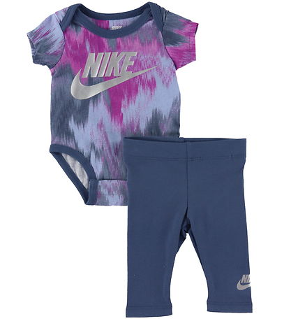 Nike Körperset - Hosen/Body k/ä - Diffus Blue