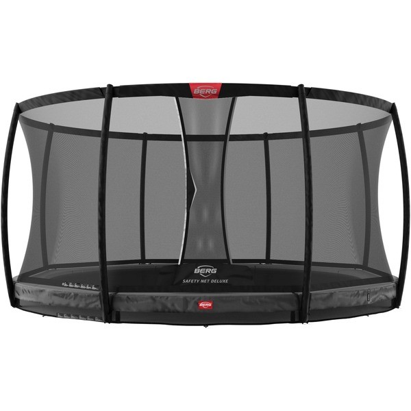 BERG - InGround Champion 330 Trampolin + Deluxe Sikkerhedsnet - Grå