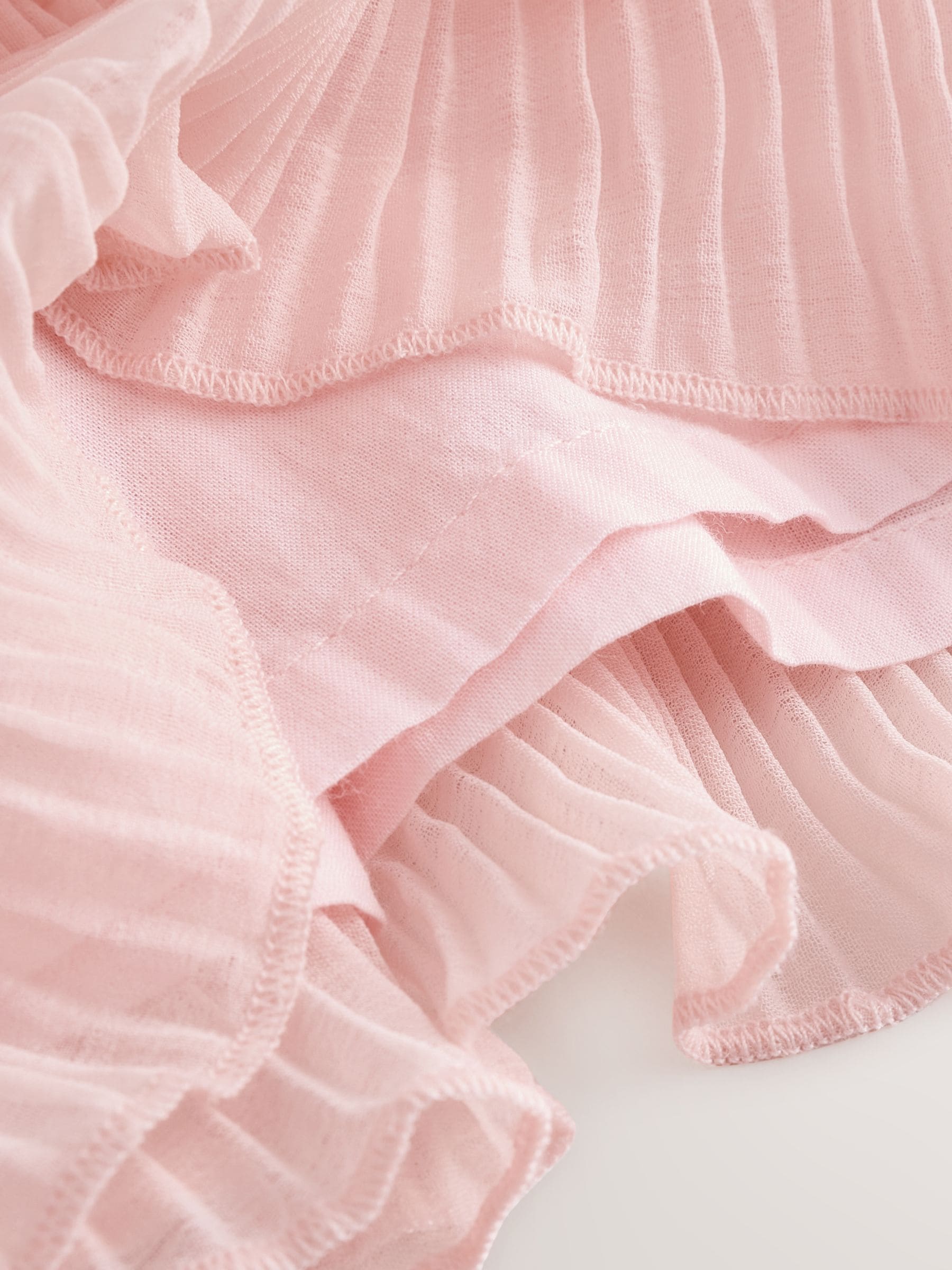 Baker by Ted Baker Pink Frill Skirted Mockable Dress