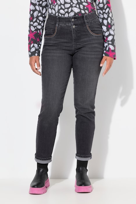 Jeans, Slim Fit, 5-Pocket, mit recycelten Polyester