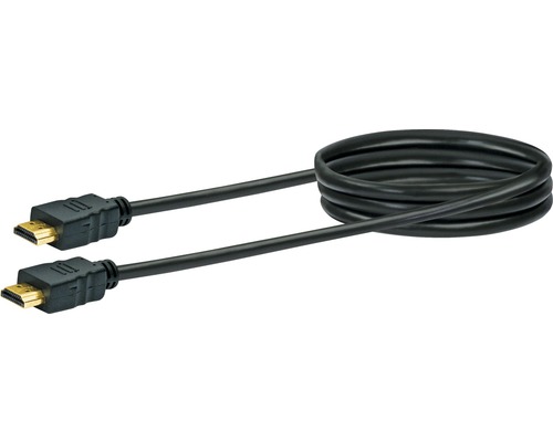 High-speed HDMI-kabel met Ethernet, 2x HDMI-connectoren, 1,3 m, zwart, Schwaiger HDMI0130 053