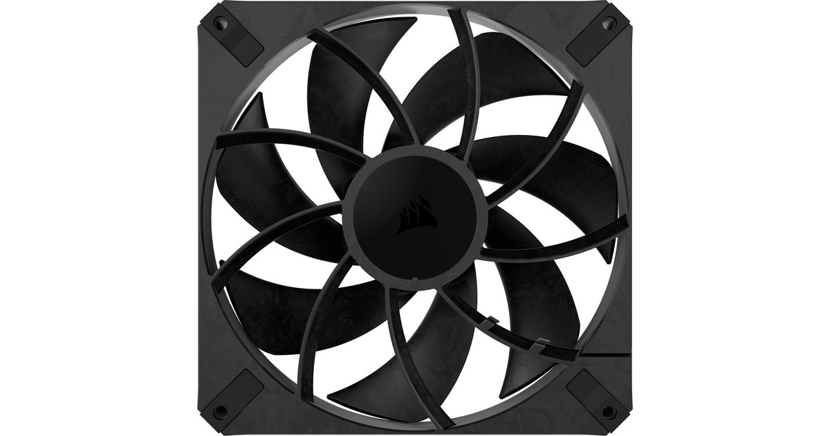 CorsairRS140 MAX Thick case fan  (Zwart, 140 x 140 x 30 mm, PWM)