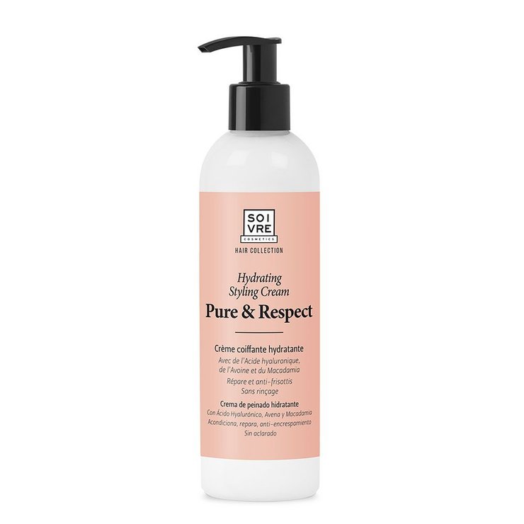 Creme coiffante hydratante 250ml Pure & Respect Soivre Cosmetics