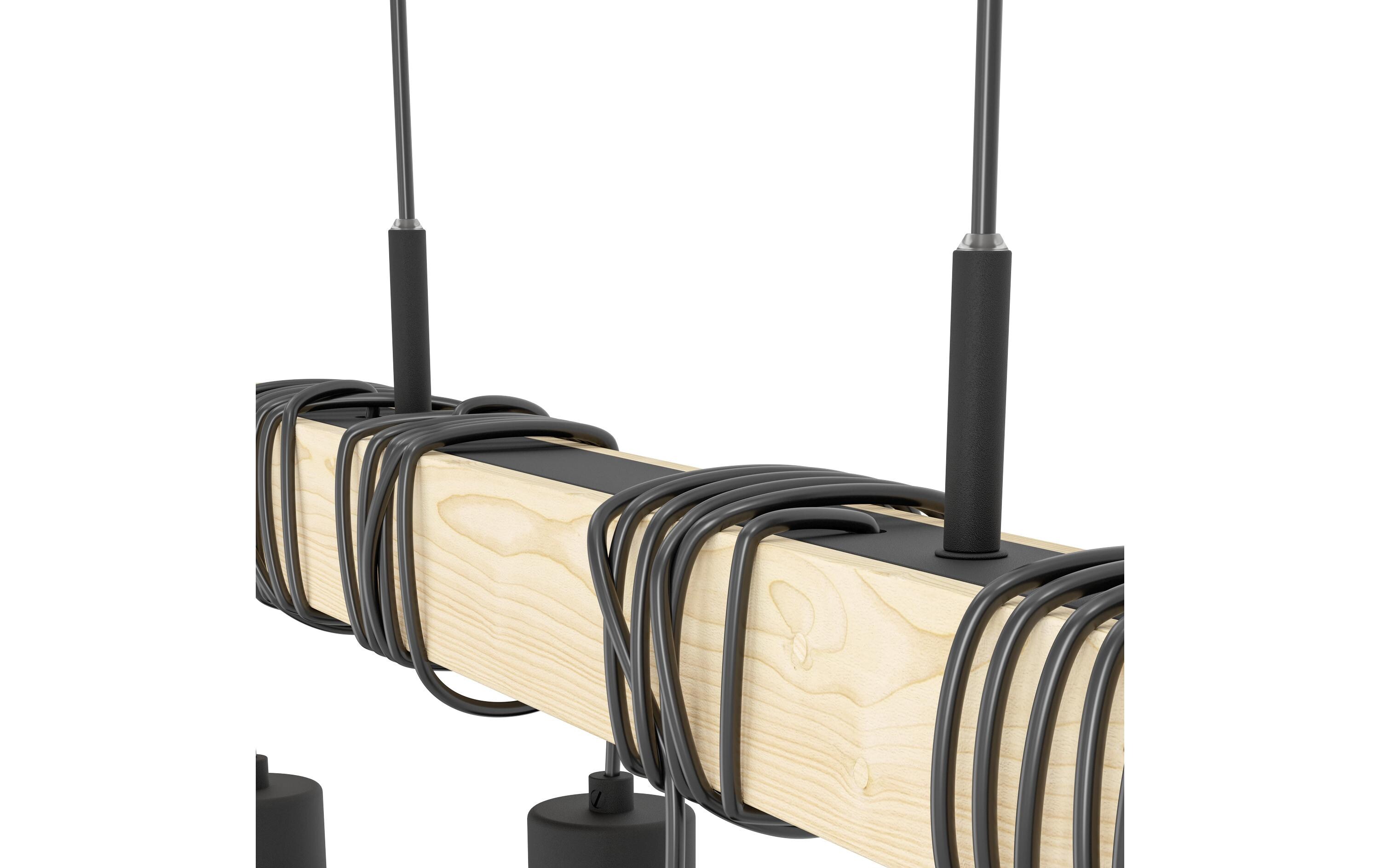 Pendelleuchte TOWNSHEND 5 schwarz exkl. E27 4x60WHängeleuchte