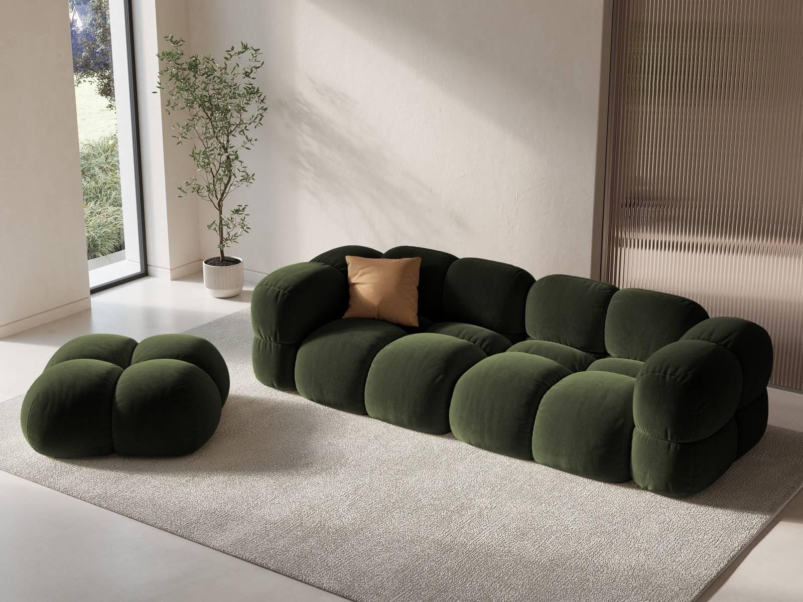Cosmopolitan Design Loretto 3-zitsbank - Groen