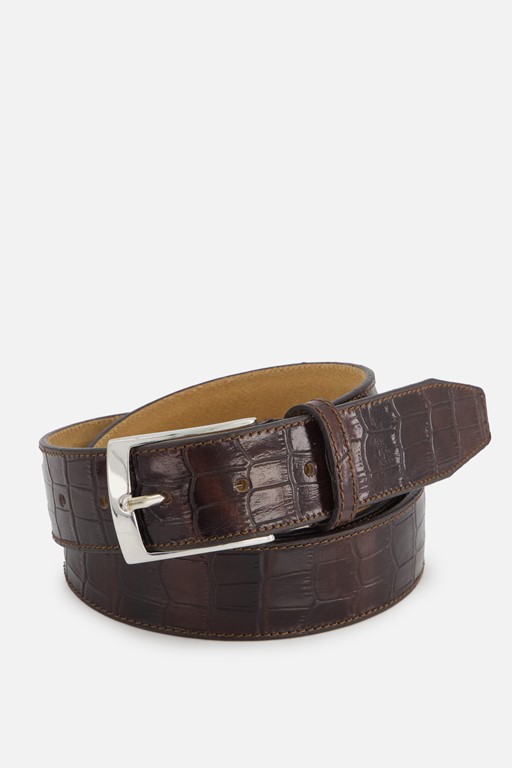 RF X Ziengs Croco Riem bruin Leer