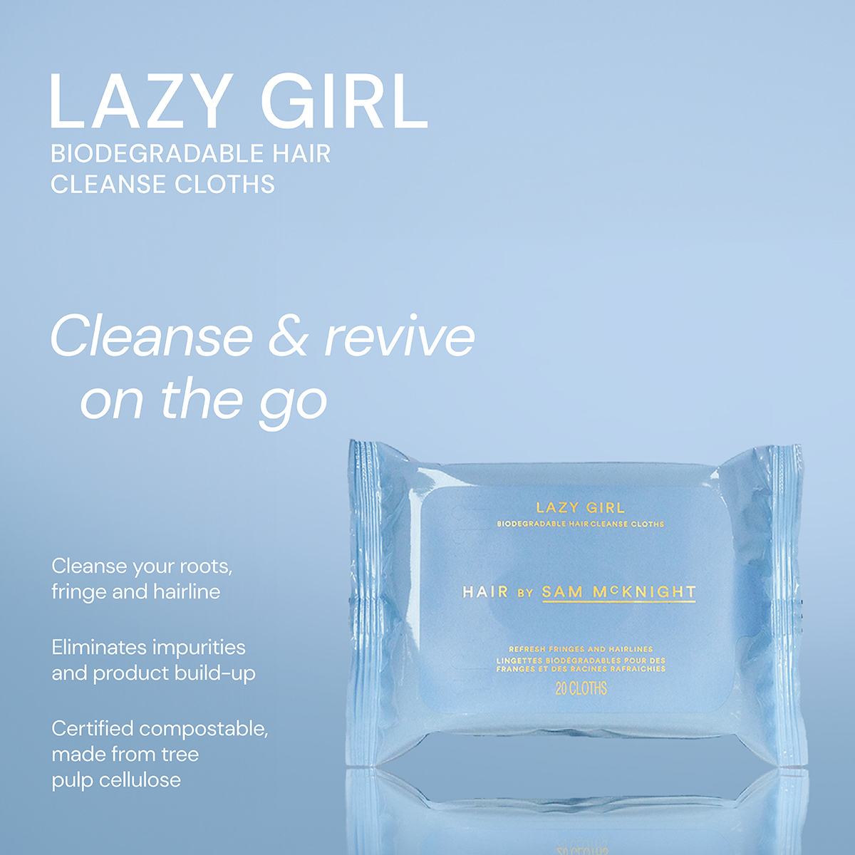 Lazy Girl Hair Cleanse Cloths