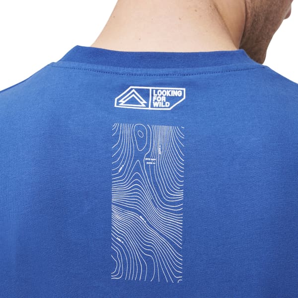 T-shirt LOOKING FOR WILD CINTO BLUE PRINT