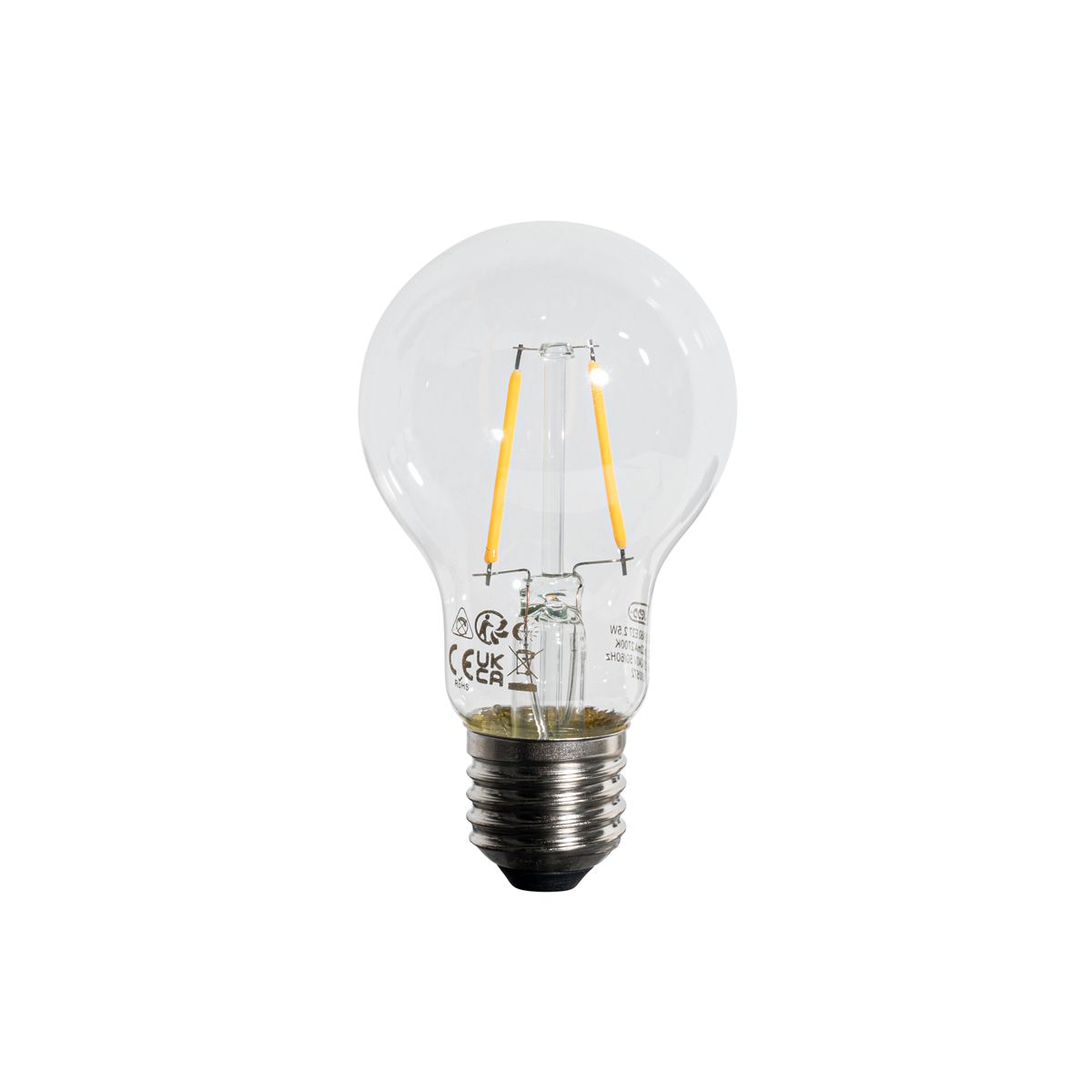 E27 LED lamp A60 schemersensor 2,5W 250 lm 2700K