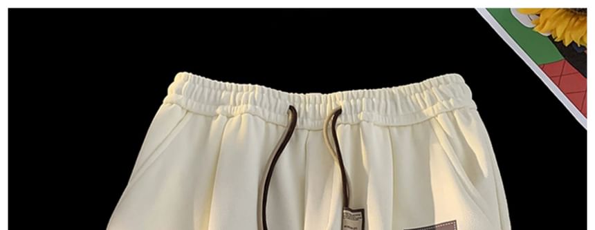 Bay Go Mall - Shorts met trekkoord en letters