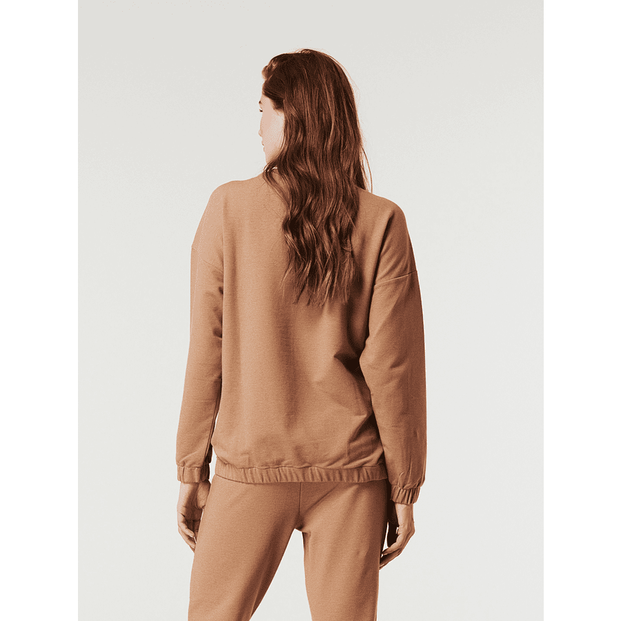SUPERMOM Pullover Melange Tigers Eye