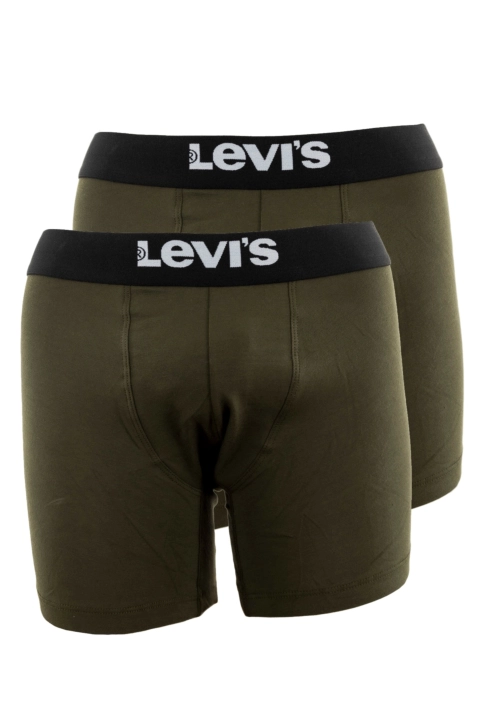 Calecons et slips levi's® solid basic boxer brief org 012 khaki