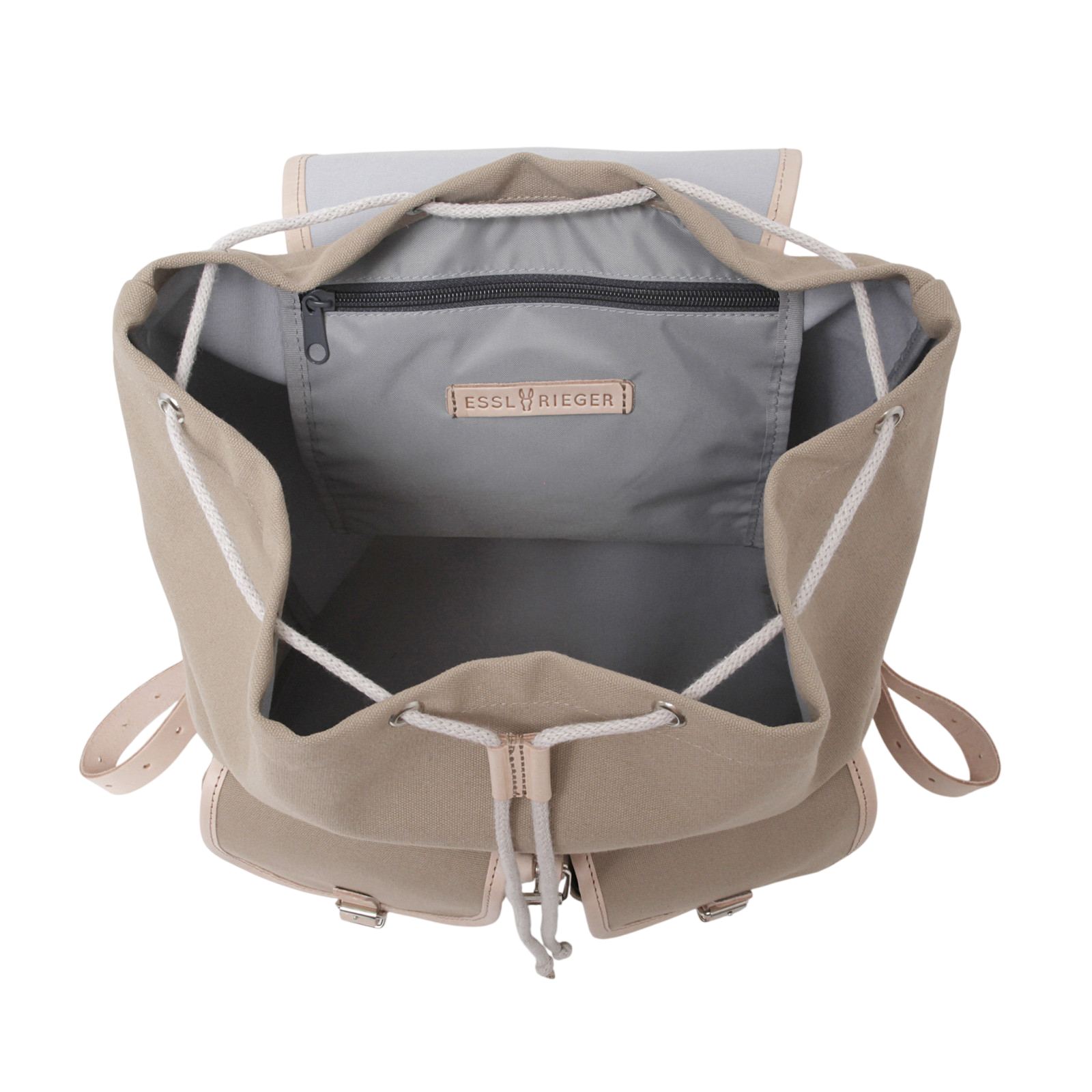 Rucksack Georg Sand, Leder Natur