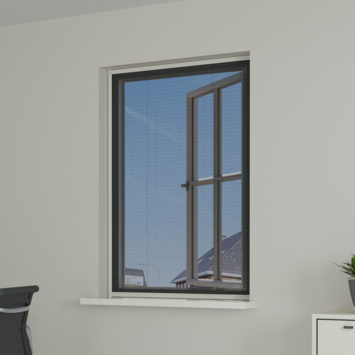 Livn plisséhor raam Plus wit 80x155 cm
