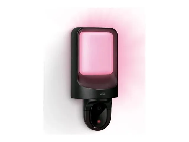 WiZ - Væglampe - LED - 10.5 W - klasse E - multifarvet/varmt til køligt hvidt lys - 2700 K - sort