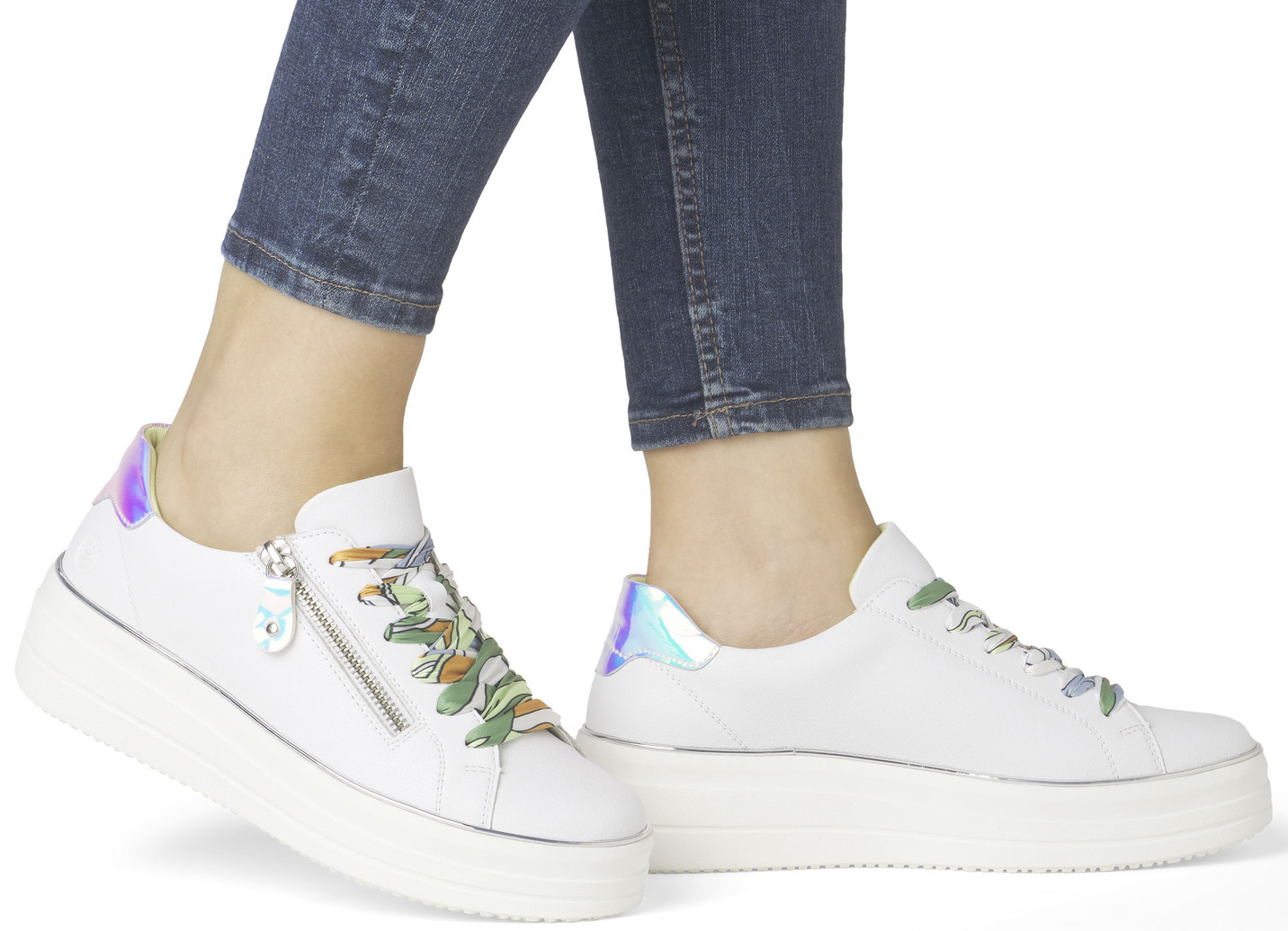 Remonte Sneaker mit bunter Schnürung
