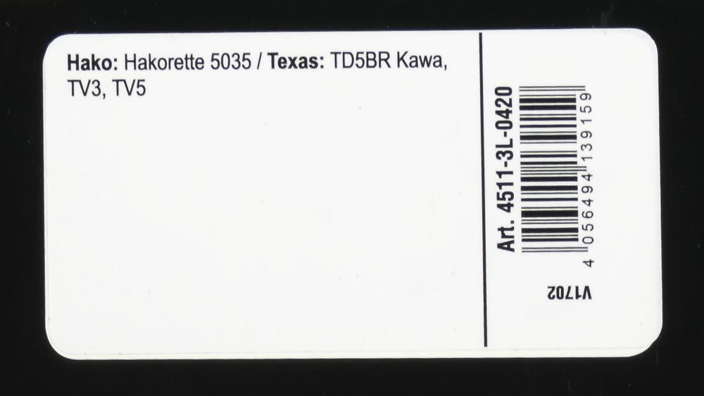 Courroie trapézoïdale x-grip v de type 3l420