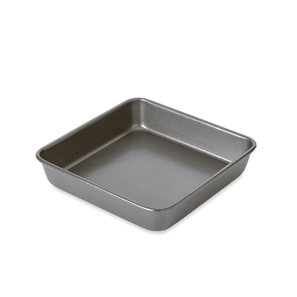 Moule à manqué carré acier revêtement antiadhérent 23 cm Mathon
