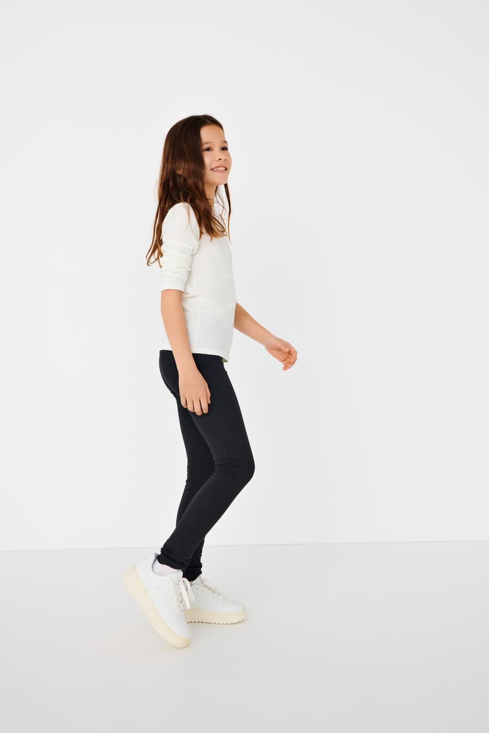 KOGEMILI Mittlere Taille Slim Fit Leggings Black