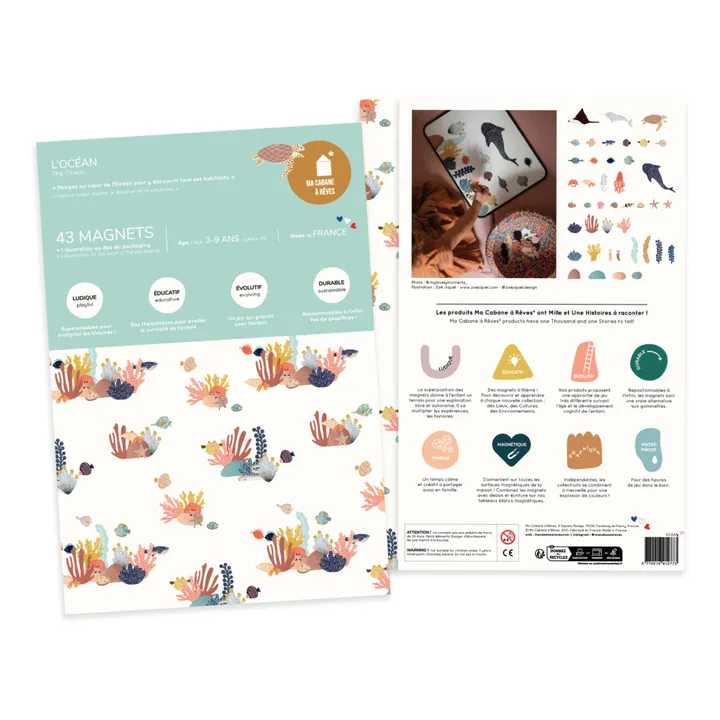 Ma Cabane à rêves Magnets Animaux Océan - Fonds Marins