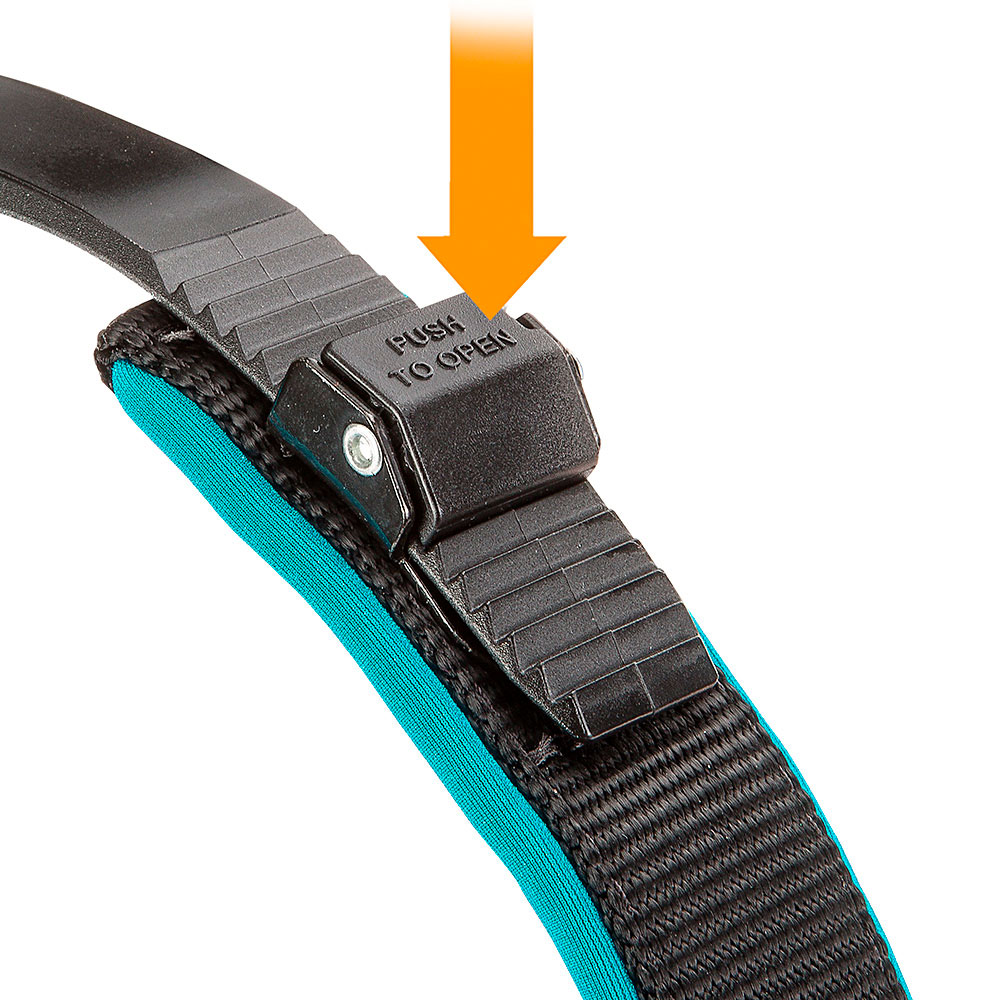 Collier ergonomique pour chiens ergofluo c15/33 avec rembourrage et fermeture à micro-régulation