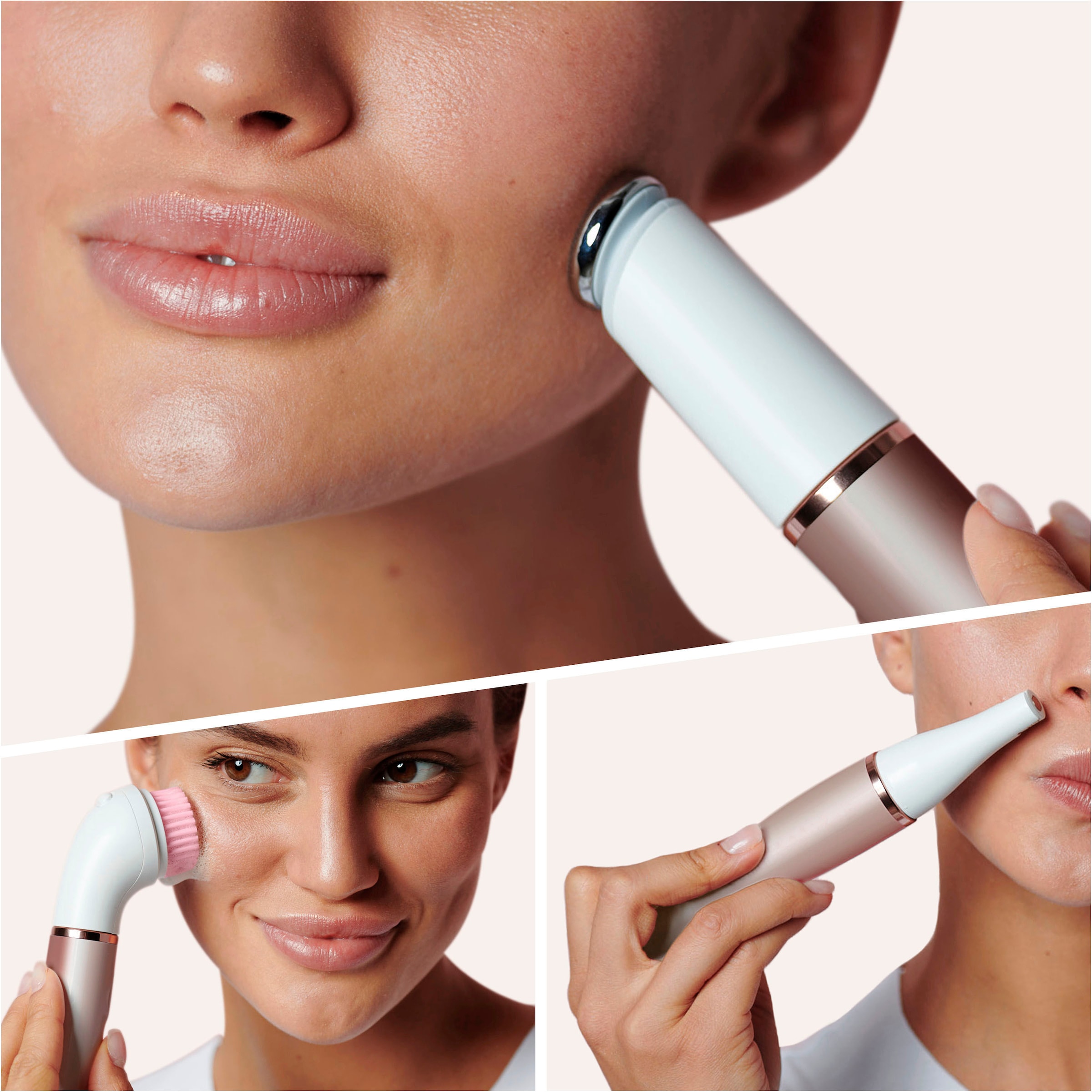 Braun Epilierer »FaceSpa Pro 921« 2 Stk. Aufsätze All-in-One Beauty-Gerät zur Gesichts-Epilation