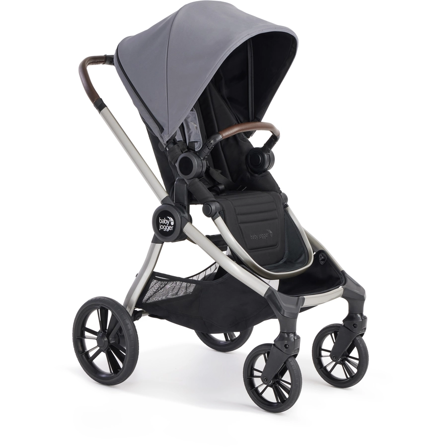 baby jogger Kinderwagen City Sights inkl. Babywanne Dark Slate und Wetterschutz