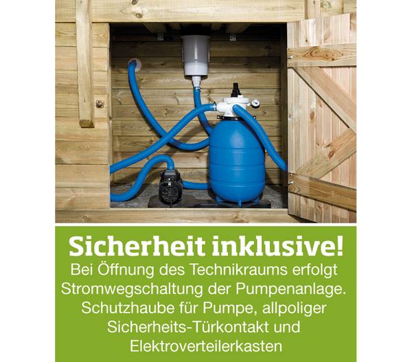 Weka Schwimmbad 594 A, inkl. Technikraum und