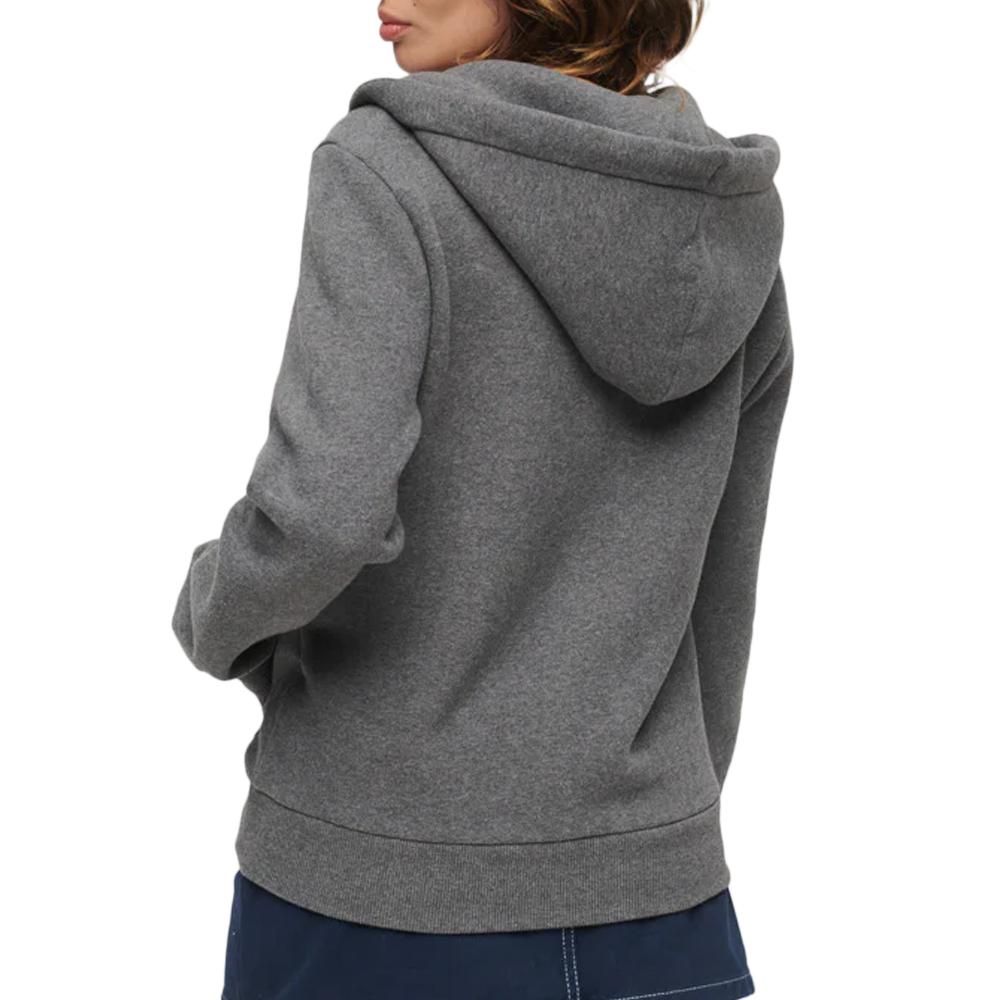 Superdry Sweat zippé Gris Femme Superdry Ziphood